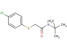 N-(tert-butyl)-2-[(4-chlorophenyl)thio]acetamide