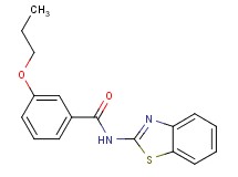 N-1,3-benzothiazol-2-yl-3-propoxybenzamide