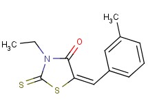 3-ethyl-5-(3-methylbenzylidene)-2-thioxo-1,3-thiazolidin-4-one