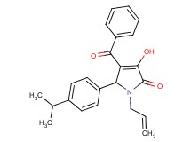 1-allyl-4-benzoyl-3-hydroxy-5-(4-isopropylphenyl)-1,5-dihydro-2H-pyrrol-2-one