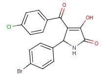 5-(4-bromophenyl)-4-(4-chlorobenzoyl)-3-hydroxy-1,5-dihydro-2H-pyrrol-2-one