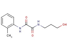 N-(3-hydroxypropyl)-N'-(2-methylphenyl)ethanediamide