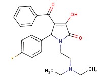 4-benzoyl-1-[2-(diethylamino)ethyl]-5-(4-fluorophenyl)-3-hydroxy-1,5-dihydro-2H-pyrrol-2-one