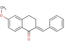 2-benzylidene-6-methoxy-3,4-dihydro-1(2H)-naphthalenone