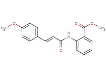 methyl 2-{[3-(4-methoxyphenyl)acryloyl]amino}benzoate