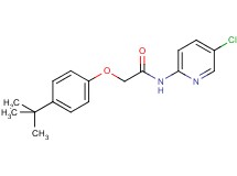 2-(4-tert-butylphenoxy)-N-(5-chloro-2-pyridinyl)acetamide