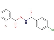 N-[(2-bromobenzoyl)oxy]-4-chlorobenzamide