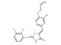 5-[4-(allyloxy)-3-bromobenzylidene]-2-[(2,3-dichlorophenyl)imino]-1,3-thiazolidin-4-one