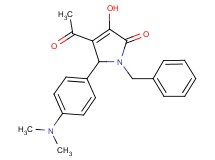 4-acetyl-1-benzyl-5-[4-(dimethylamino)phenyl]-3-hydroxy-1,5-dihydro-2H-pyrrol-2-one