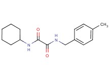 N-cyclohexyl-N'-(4-methylbenzyl)ethanediamide