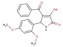 4-benzoyl-5-(2,4-dimethoxyphenyl)-3-hydroxy-1,5-dihydro-2H-pyrrol-2-one