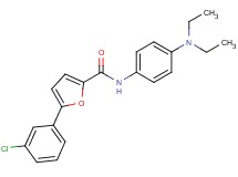 5-(3-chlorophenyl)-N-[4-(diethylamino)phenyl]-2-furamide