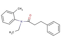 N-ethyl-N-(2-methylphenyl)-3-phenylpropanamide