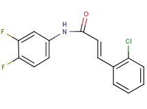3-(2-chlorophenyl)-N-(3,4-difluorophenyl)acrylamide