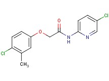 2-(4-chloro-3-methylphenoxy)-N-(5-chloro-2-pyridinyl)acetamide