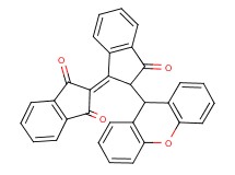 2-(9H-xanthen-9-yl)-1,2'-biindene-1',3,3'(2H)-trione