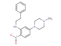 5-(4-methyl-1-piperazinyl)-2-nitro-N-(2-phenylethyl)aniline