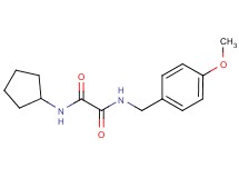 N-cyclopentyl-N'-(4-methoxybenzyl)ethanediamide