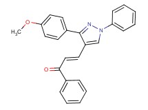 3-[3-(4-methoxyphenyl)-1-phenyl-1H-pyrazol-4-yl]-1-phenyl-2-propen-1-one