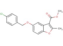 methyl 5-[(4-chlorobenzyl)oxy]-2-methyl-1-benzofuran-3-carboxylate