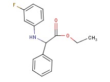 ethyl [(3-fluorophenyl)amino](phenyl)acetate