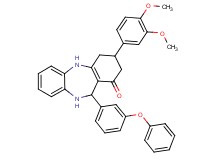 3-(3,4-dimethoxyphenyl)-11-(3-phenoxyphenyl)-2,3,4,5,10,11-hexahydro-1H-dibenzo[b,e][1,4]diazepin-1-one