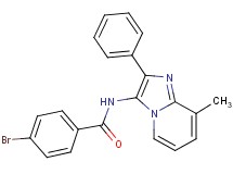 4-bromo-N-(8-methyl-2-phenylimidazo[1,2-a]pyridin-3-yl)benzamide
