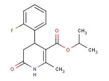 isopropyl 4-(2-fluorophenyl)-2-methyl-6-oxo-1,4,5,6-tetrahydro-3-pyridinecarboxylate
