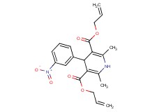diallyl 2,6-dimethyl-4-(3-nitrophenyl)-1,4-dihydro-3,5-pyridinedicarboxylate