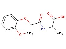 N-[(2-methoxyphenoxy)acetyl]alanine