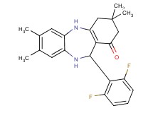 11-(2,6-difluorophenyl)-3,3,7,8-tetramethyl-2,3,4,5,10,11-hexahydro-1H-dibenzo[b,e][1,4]diazepin-1-one