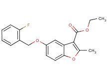ethyl 5-[(2-fluorobenzyl)oxy]-2-methyl-1-benzofuran-3-carboxylate