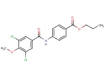 propyl 4-[(3,5-dichloro-4-methoxybenzoyl)amino]benzoate
