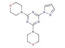2,4-di-4-morpholinyl-6-(1H-pyrazol-1-yl)-1,3,5-triazine