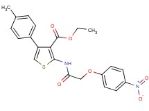 ethyl 4-(4-methylphenyl)-2-{[(4-nitrophenoxy)acetyl]amino}-3-thiophenecarboxylate