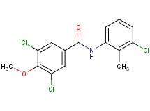 3,5-dichloro-N-(3-chloro-2-methylphenyl)-4-methoxybenzamide