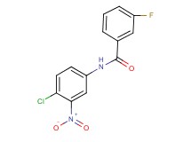 N-(4-chloro-3-nitrophenyl)-3-fluorobenzamide