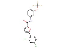 5-(2,4-dichlorophenyl)-N-[3-(trifluoromethoxy)phenyl]-2-furamide