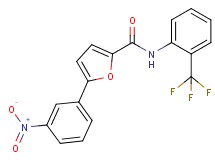 5-(3-nitrophenyl)-N-[2-(trifluoromethyl)phenyl]-2-furamide
