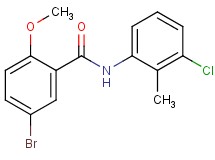 5-bromo-N-(3-chloro-2-methylphenyl)-2-methoxybenzamide