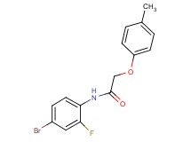 N-(4-bromo-2-fluorophenyl)-2-(4-methylphenoxy)acetamide