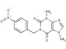 3,7-dimethyl-1-(4-nitrobenzyl)-3,7-dihydro-1H-purine-2,6-dione