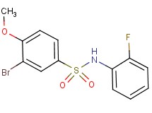 3-bromo-N-(2-fluorophenyl)-4-methoxybenzenesulfonamide