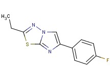 2-ethyl-6-(4-fluorophenyl)imidazo[2,1-b][1,3,4]thiadiazole hydrobromide