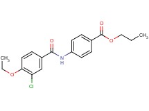 propyl 4-[(3-chloro-4-ethoxybenzoyl)amino]benzoate