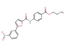 propyl 4-{[5-(3-nitrophenyl)-2-furoyl]amino}benzoate