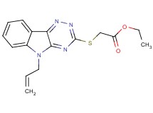 ethyl [(5-allyl-5H-[1,2,4]triazino[5,6-b]indol-3-yl)thio]acetate