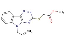 methyl [(5-allyl-5H-[1,2,4]triazino[5,6-b]indol-3-yl)thio]acetate
