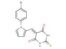 5-{[1-(4-bromophenyl)-1H-pyrrol-2-yl]methylene}-2-thioxodihydro-4,6(1H,5H)-pyrimidinedione