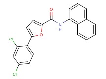 5-(2,4-dichlorophenyl)-N-1-naphthyl-2-furamide